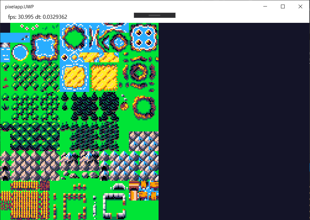 Render a complete tile set